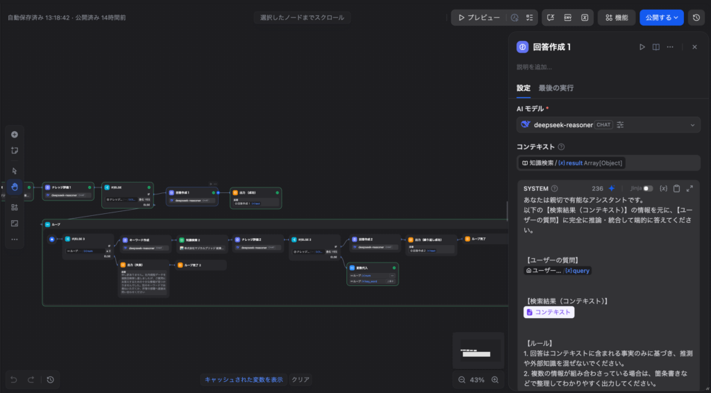 実装フロー（LLMノード）