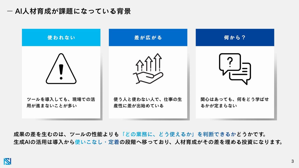 AI人材育成が課題になっている背景